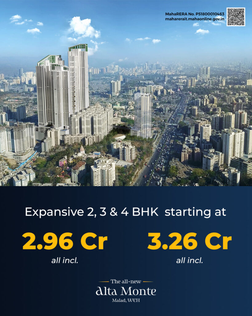 2, 3 & 4 bhk flats in Malad